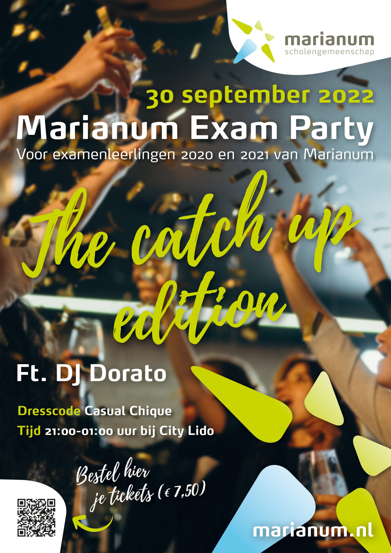 Marianum Exam Party voor examenleerlingen van 2020 en 2021