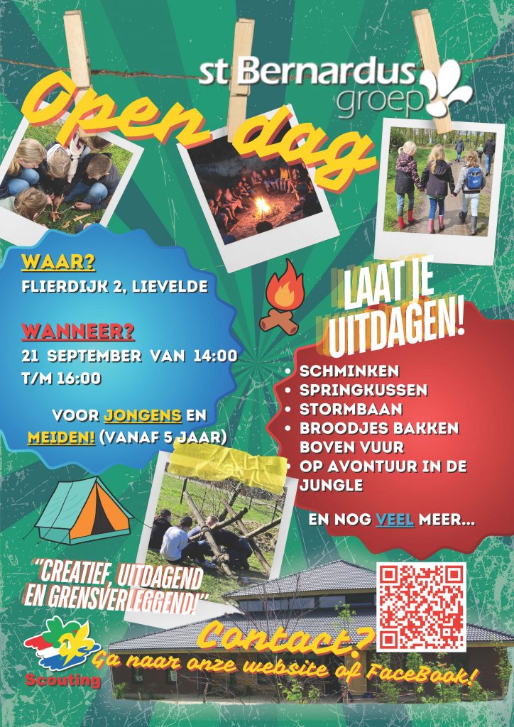 Open dag scouting Sint Bernardusgroep