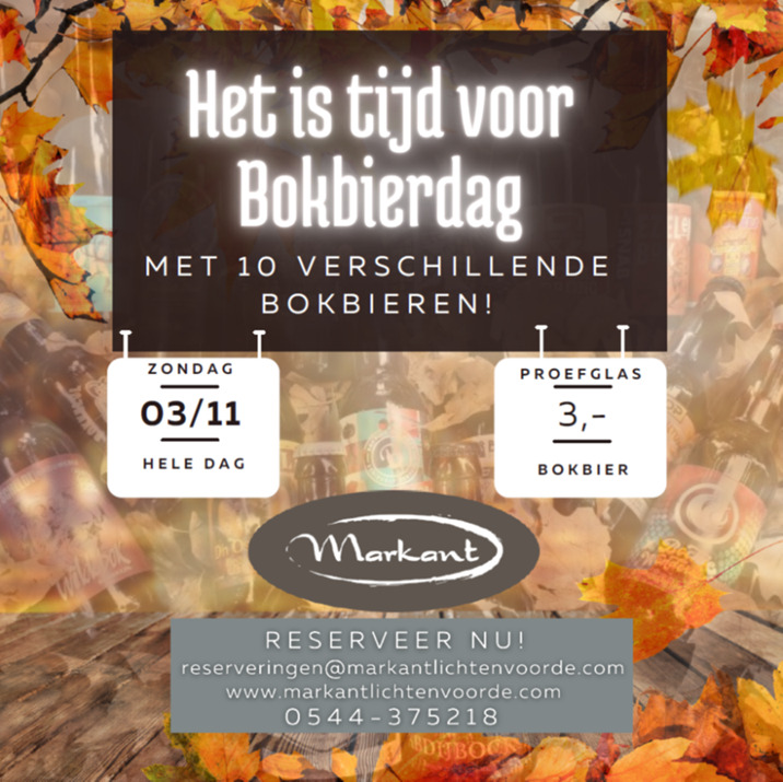 Bokbierdag bij Markant