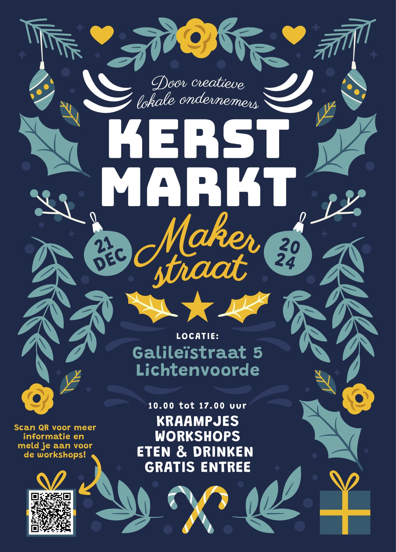 Makerstraat kerstmarkt